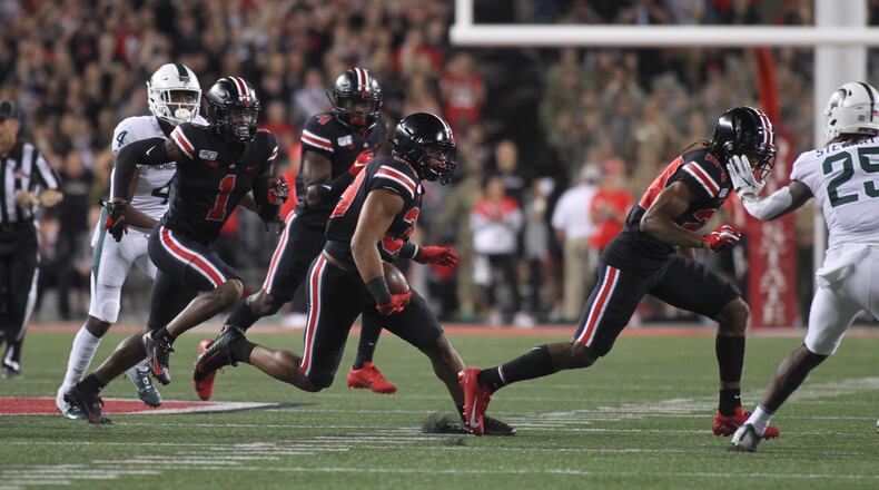 Ohio State takes on Michigan State at Ohio Stadium.