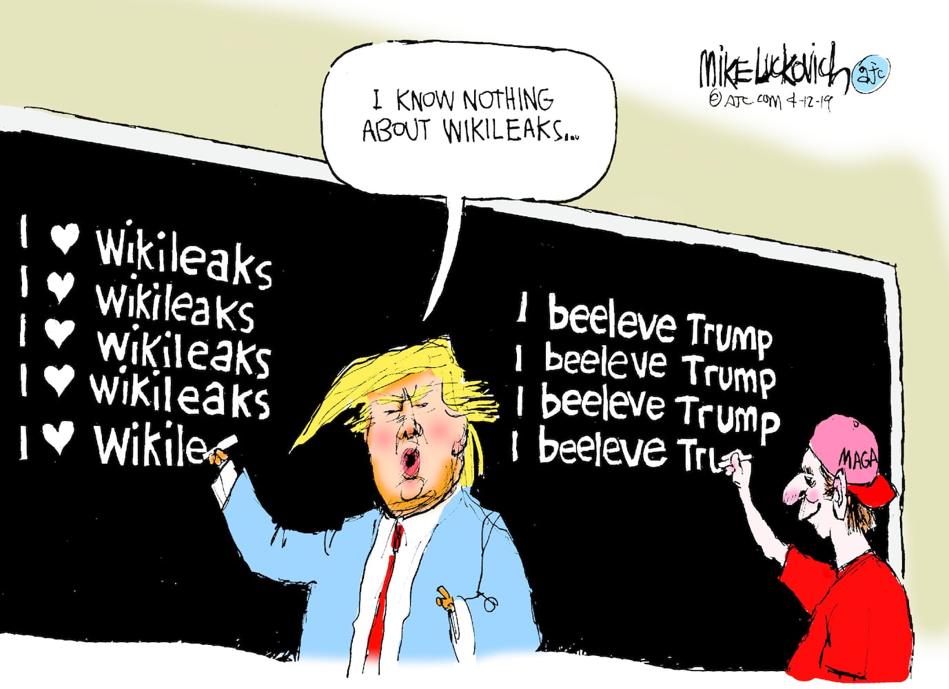 Week in cartoons: Notre Dame Cathedral fire, Tiger Woods and more