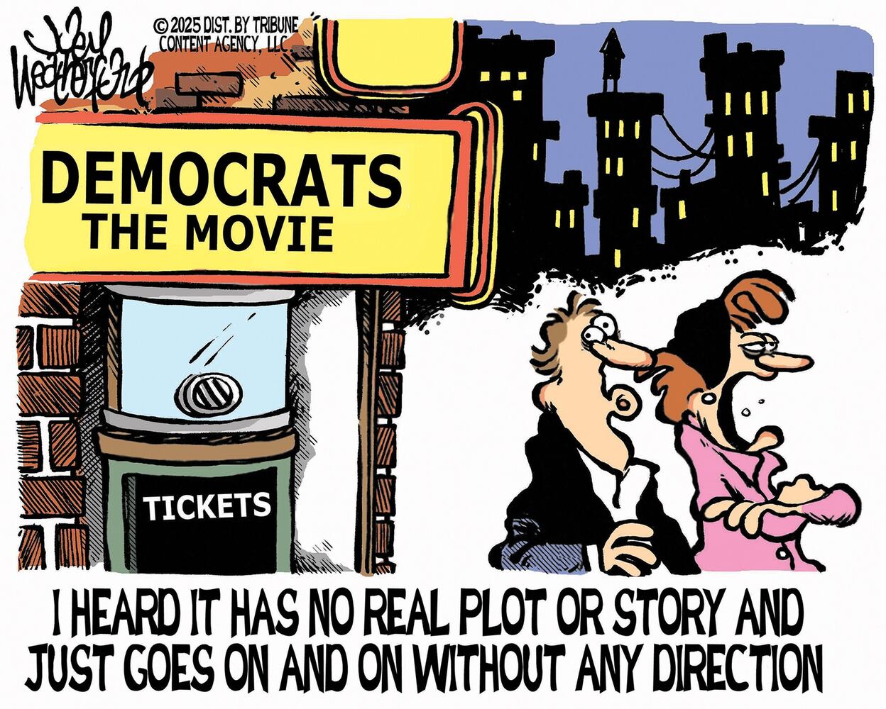 CARTOONS: Joey Weatherford, April 13, 2025