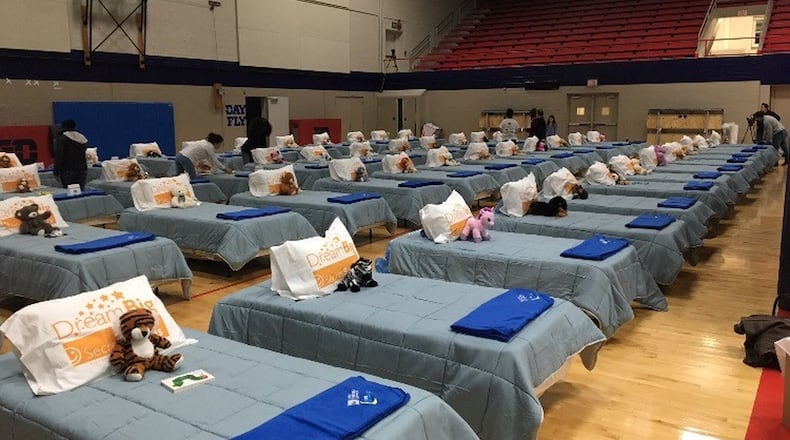 The “Day to Dream” initiative through Morris Furniture partnered with United Way’s Secret Smiles to provide families with beds, frames, comforters, pillows, sheets and a stuffed animal. CONTRIBUTED PHOTO