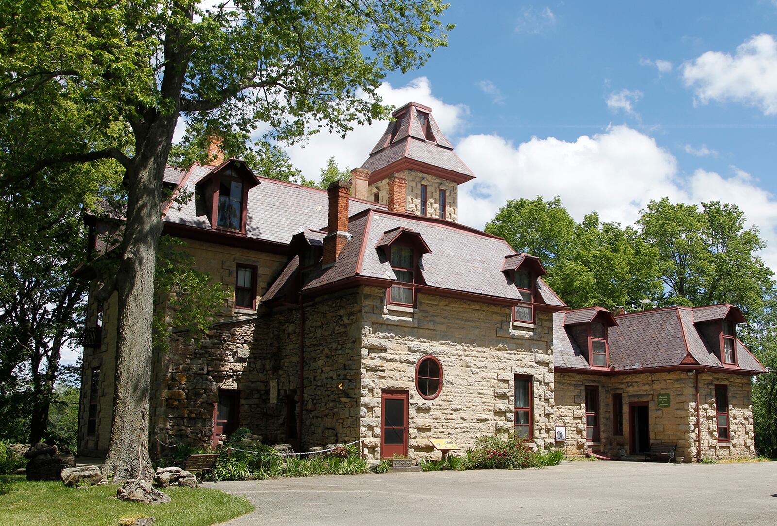 Mac-A-Cheek is one of two homes called the Piatt Castles in West Liberty. LISA POWELL / STAFF