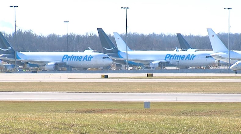 Amazon is expected to break ground in May on its $1.5 billion air hub at the Cincinnati/Northern Kentucky International Airport. A number of road upgrades are planned to accommodate the additional traffic. Contributed