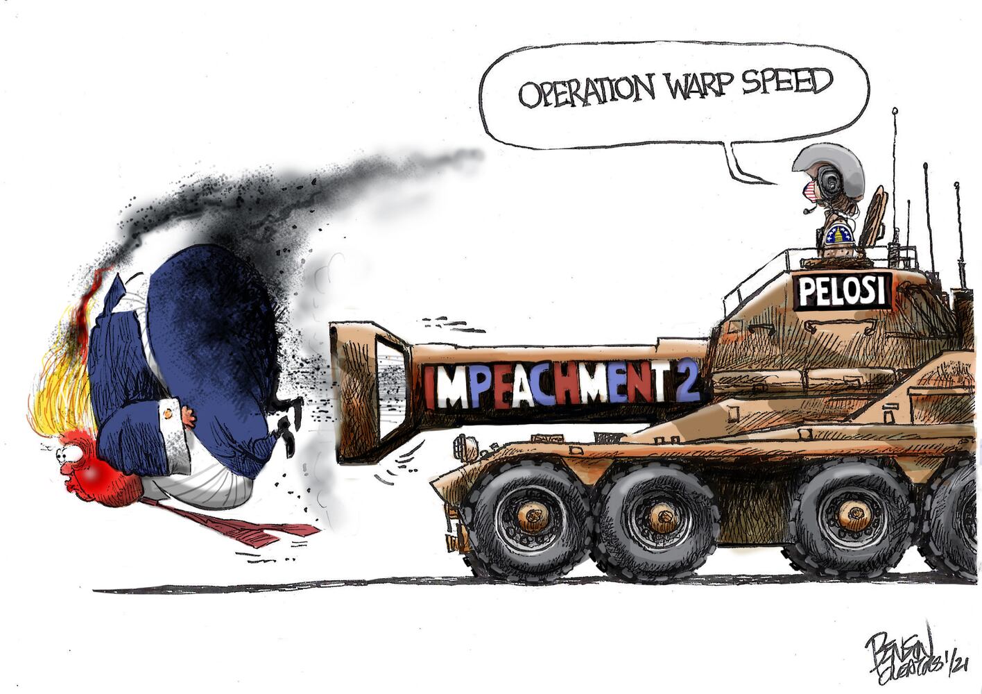 Week in cartoons: Impeachment, vaccines, and more