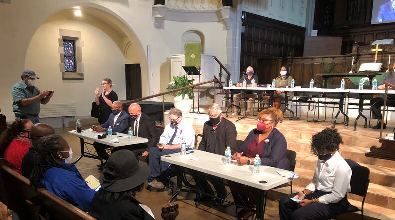 A candidate forum last month featuring Dayton city commission and mayoral candidates. CORNELIUS FROLIK / STAFF
