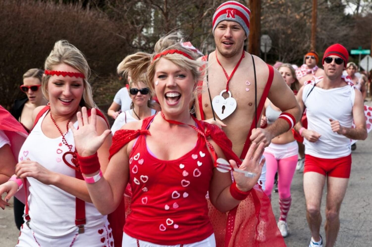 Cupid's underwear run
