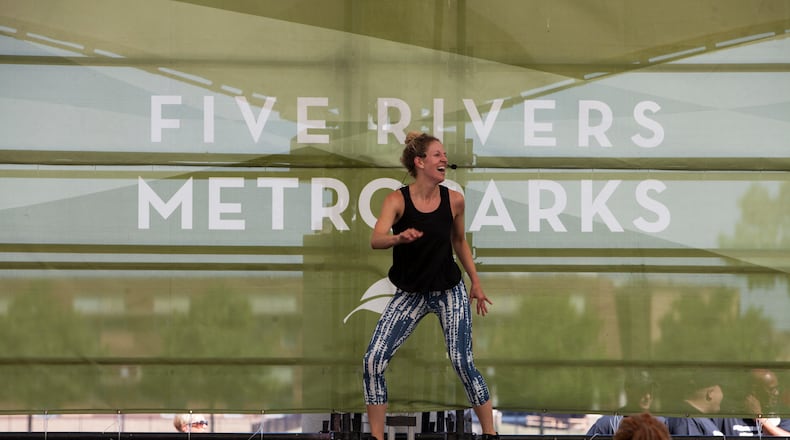 Fitness in the Park will return to RiverScape MetroPark this spring with reduced capacity and other additional safety measures - JAN UNDERWOOD