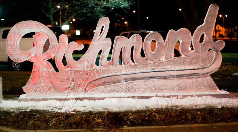 The Richmond, Indiana Meltdown Winter Ice Festival will be held in drive-through fashion this year.
