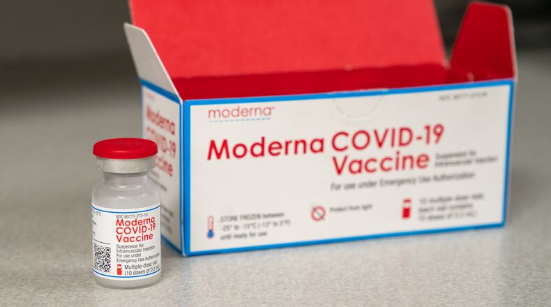 Upper Valley Medical Center in Troy received 600 doses of the Moderna coronavirus vaccine Monday morning.