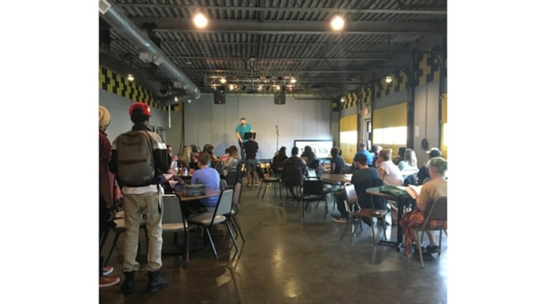 The Dayton Poetry Slam is held on the first and third Sundays of each month at Yellow Cab, 400 E. 4th St., Dayton. PHOTO / Stephanie Coates