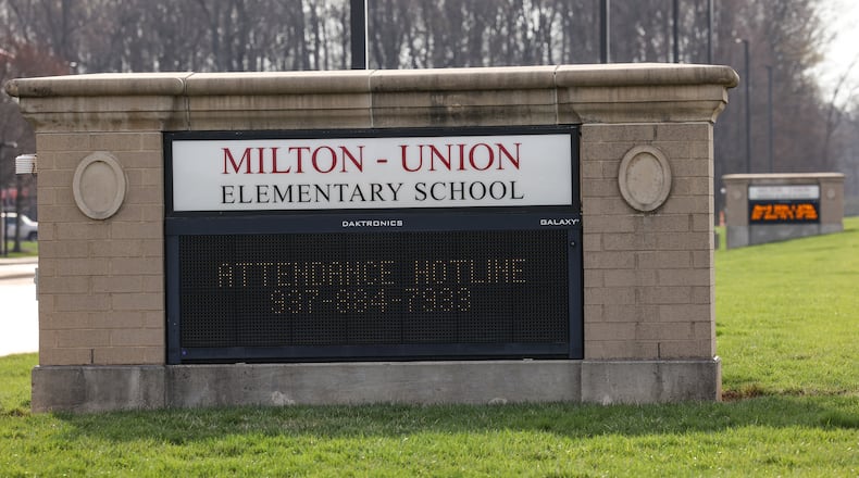 Milton-Union Exempted Village School District is seeking an annual income tax of 0.75 percent for five years for the purpose of current expenses. BRYANT BILLING / STAFF