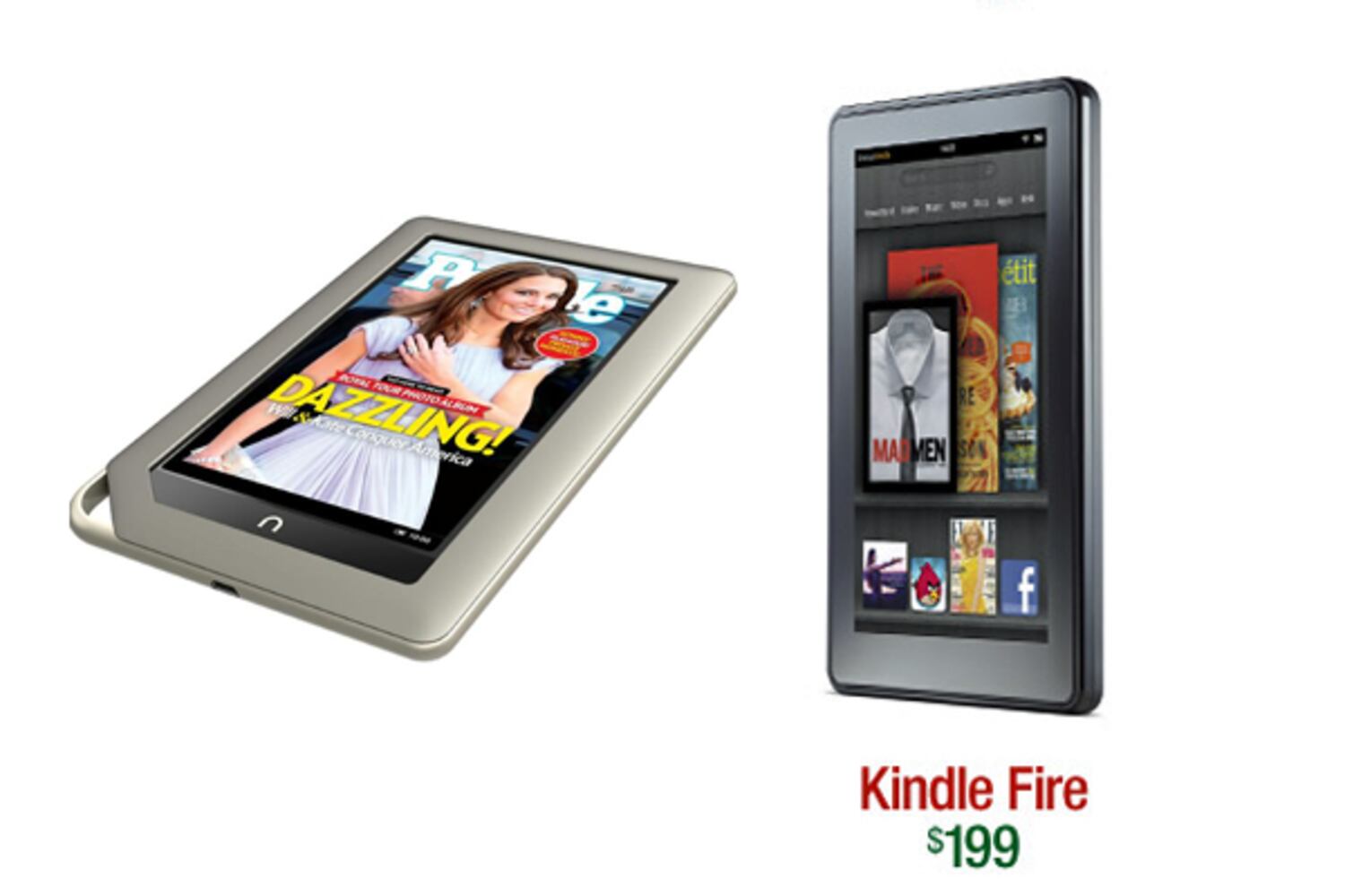 E-reader/tablet hybrids