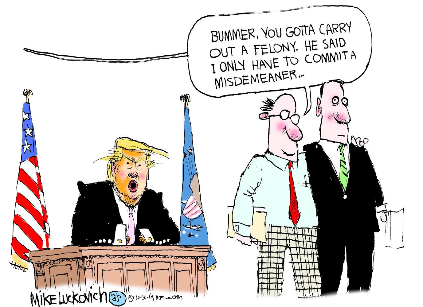 Week in cartoons: Trump, the whistleblower and more