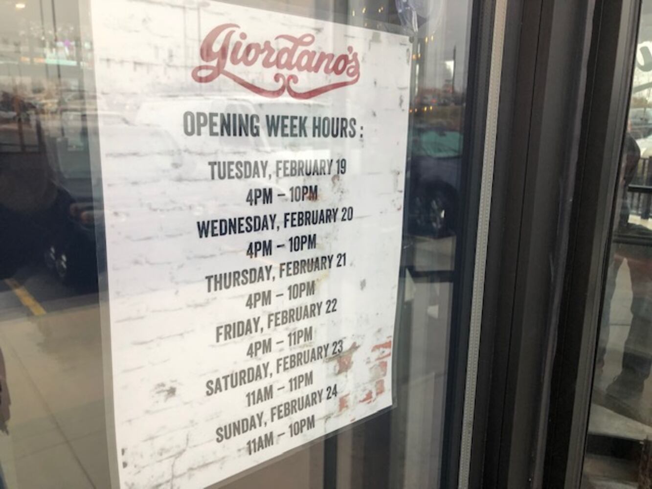 SNEAK PEEK: Take a look inside Giordano’s deep dish pizza restaurant before it opens
