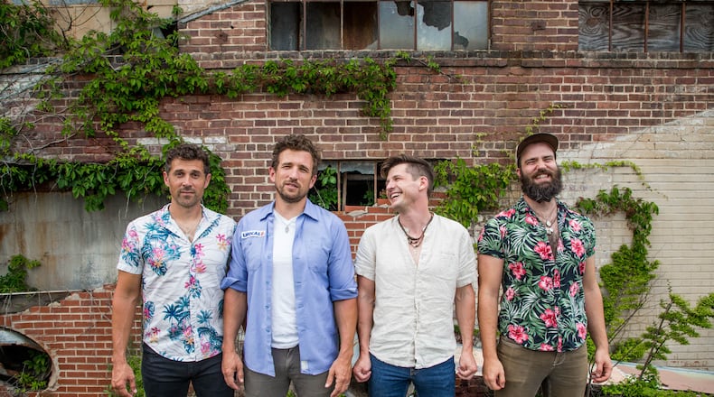 Northern Virginia-based Celtic group Scythian, (left to right) Danylo Fedoryka, Alexander Fedoryka, Johnny Rees and Ethan Dean, brings its “Roots and Stones” tour to The Brightside in Dayton on Thursday and Friday, July 22 and 23. CONTRIBUTED