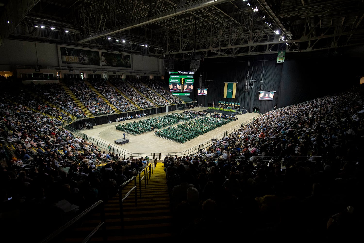 Wright State University's 2025 spring commencement