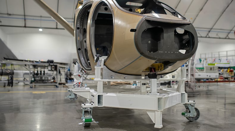 An aircraft Joby Aviation is building for crucial upcoming Federal Aviation Administration tests. Joby photo