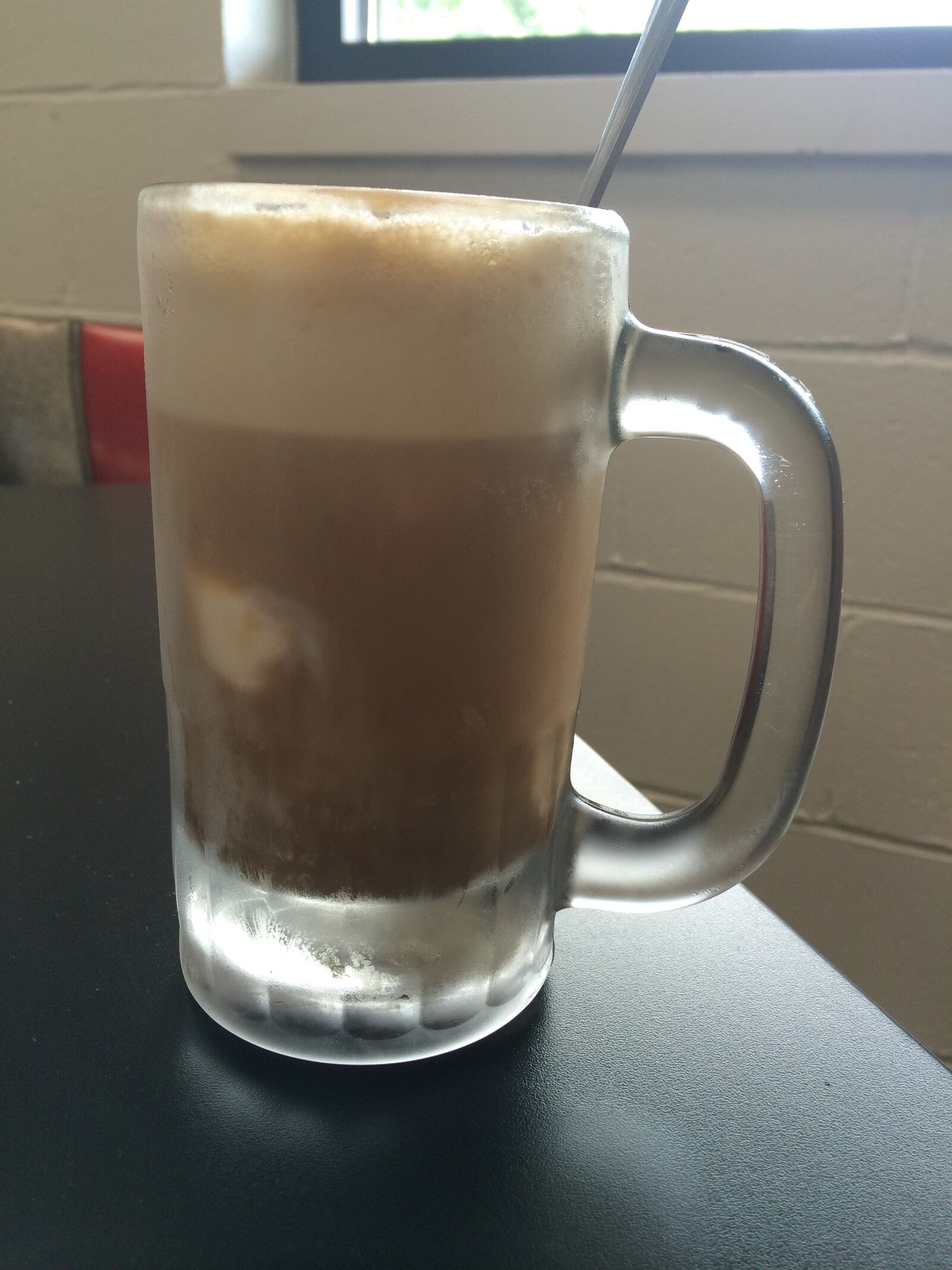 A delicious, frothy root beer float from B-K Root Beer stand in Troy. (Source: Michelle Fong, staff)