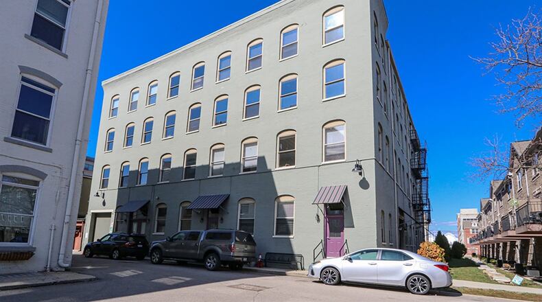 The Ice Avenue Lofts in downtown Dayton are located within walking distance of the RiverScape MetroPark, the Day Air Ball Park, the Montgomery County main library and the Schuster Performing Arts Center.