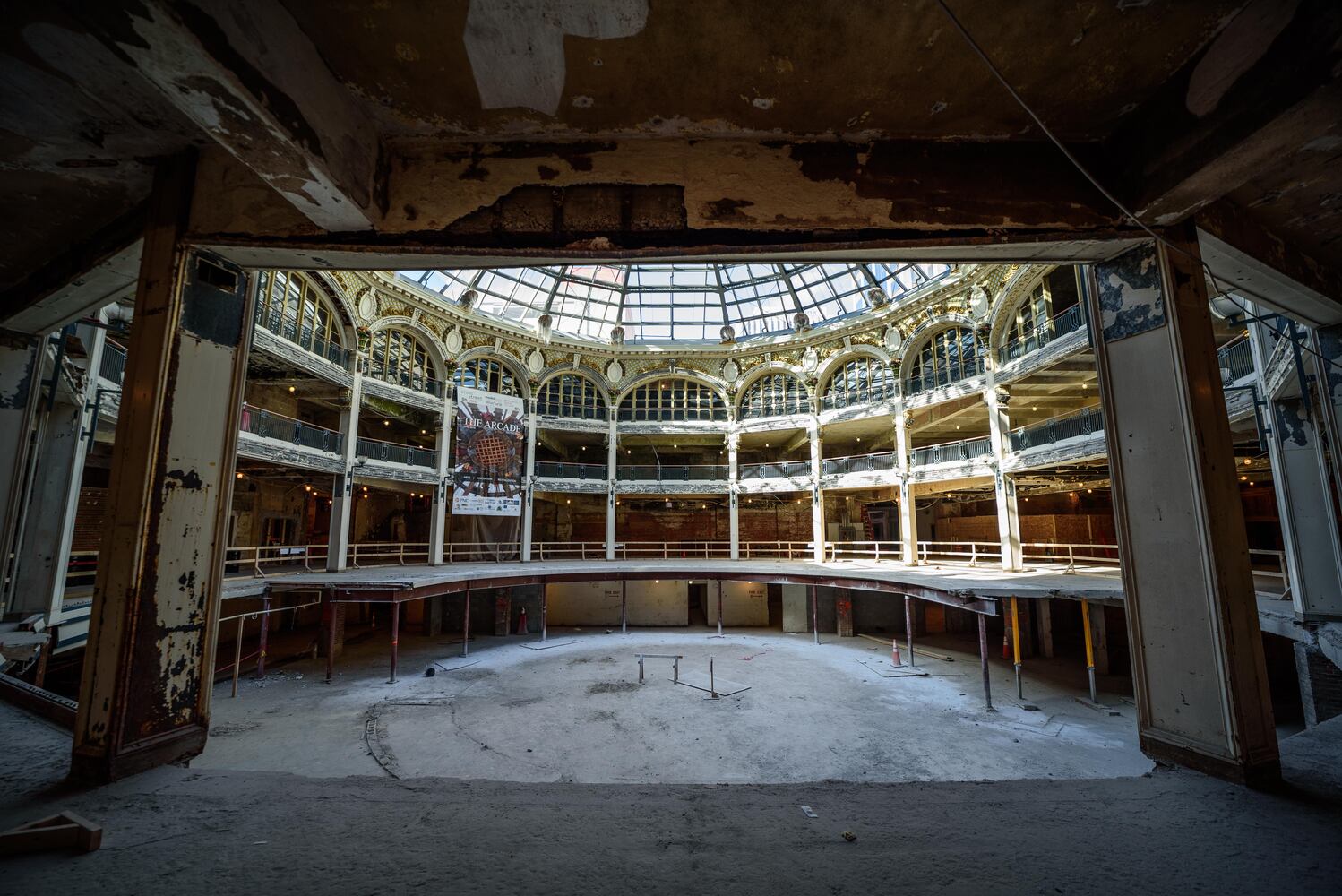 PHOTOS: Take a look at the latest construction progress on the Dayton Arcade
