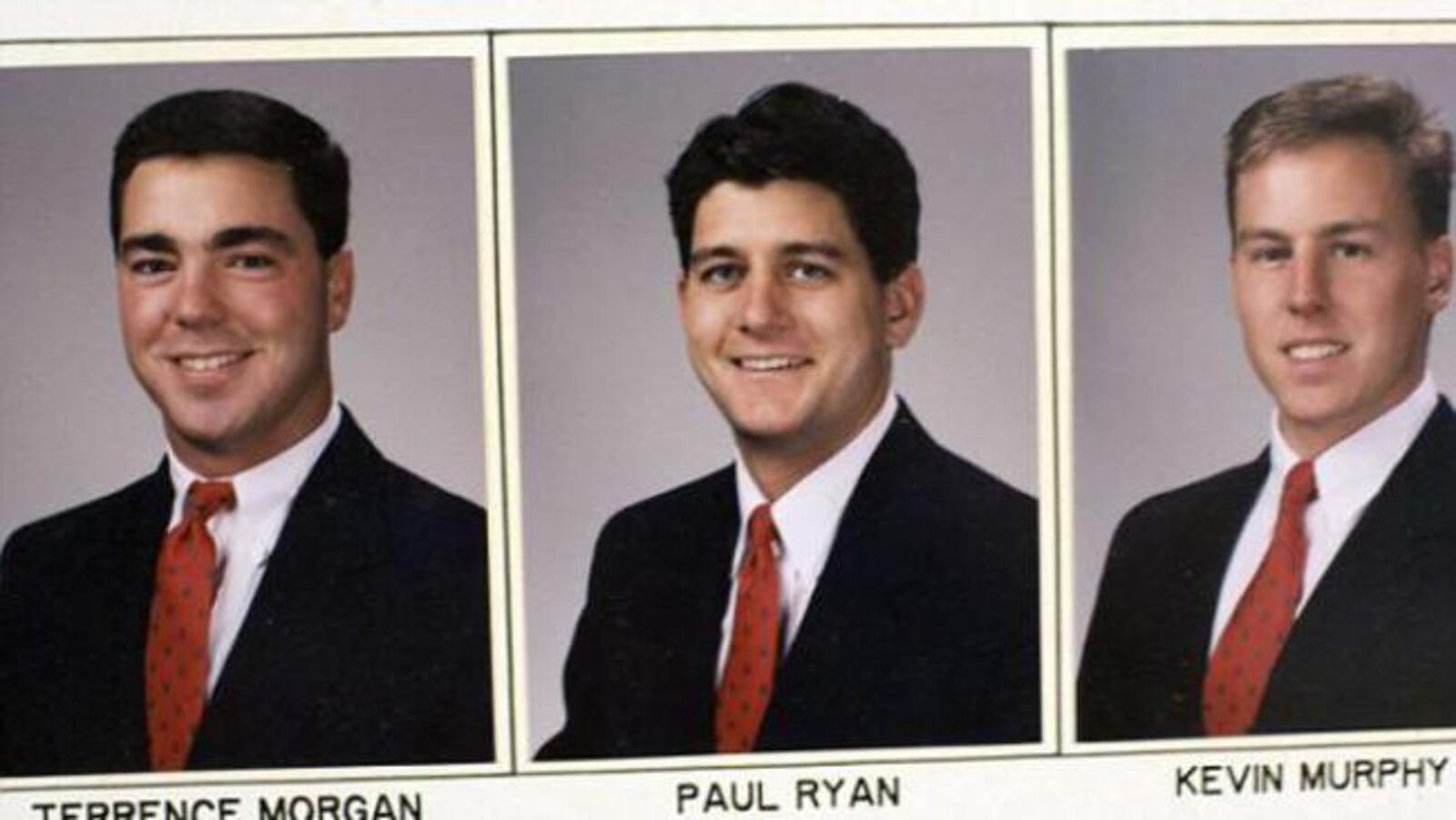Ryan's yearbook picture from the Delta Tau Delta house at Miami University in Oxford, Ohio