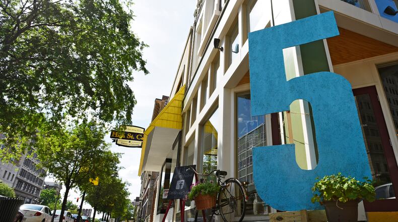 Hamilton’s Alive After 5 is designed to draw people back to the city’s core after the have clocked out from work. In addition to music, food and retail specials, this week’s event will feature The Lane Libraries bookmobile, a story time and other activities for children. STAFF FILE PHOTO