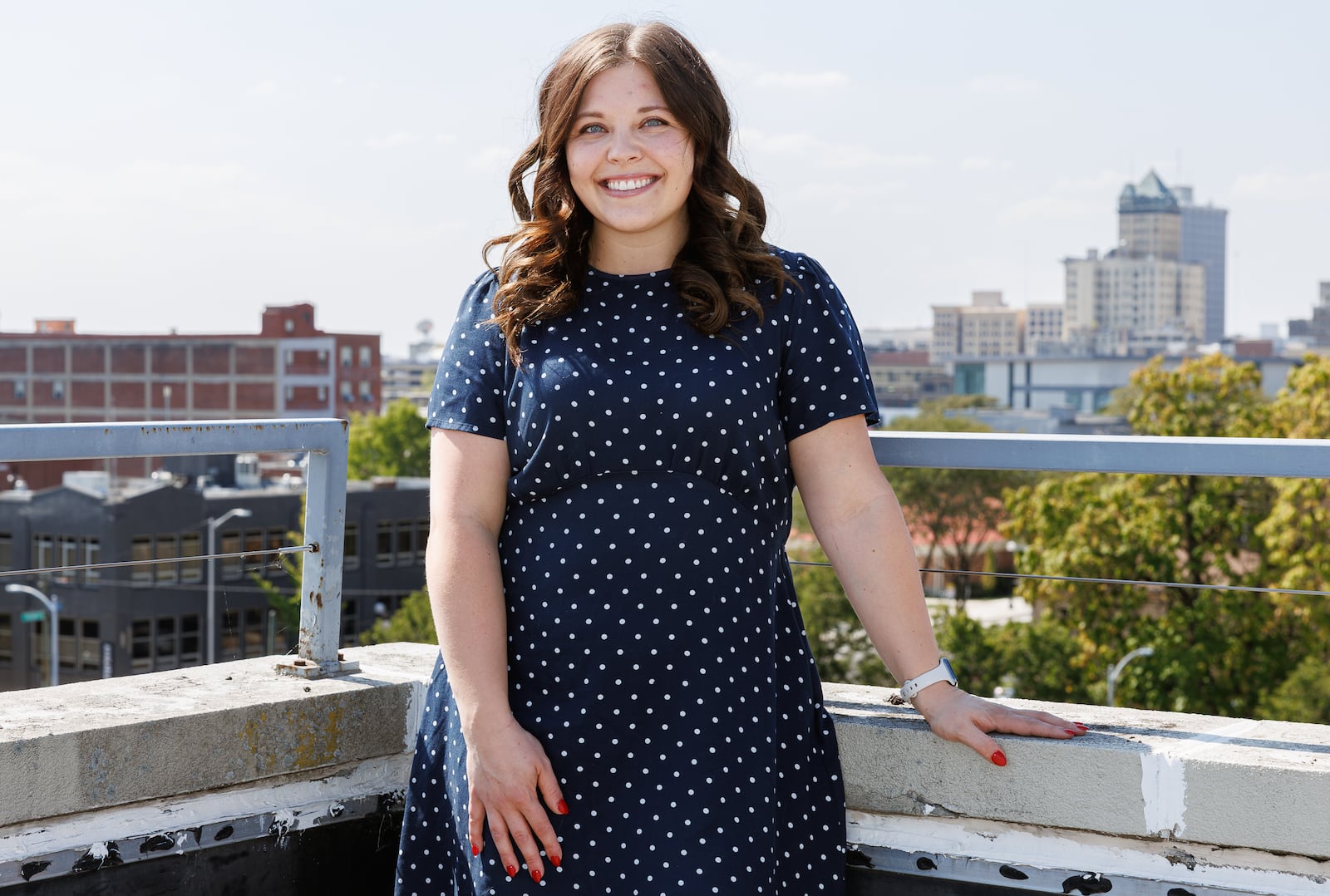 Halee Mollette has been named a Dayton Daily News Community Gem for her work with the Generation Dayton Committee through the Dayton Area Chamber of Commerce. The committee aims to connect the region's young adult professionals and provide access to education, networking and community service opportunities. BRYANT BILLING / STAFF