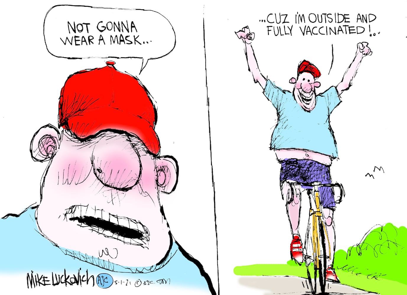 Week in cartoons: Biden's first 100 days, anti-vaxxers and more
