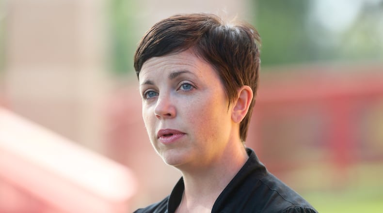 Jocelyn Bucaro, Butler County Democratic Party Executive Chairwoman and the Butler County Board of Elections Deputy Director, will be leaving both positions in May to take a new job in Denver, Colorado. GREG LYNCH/FILE