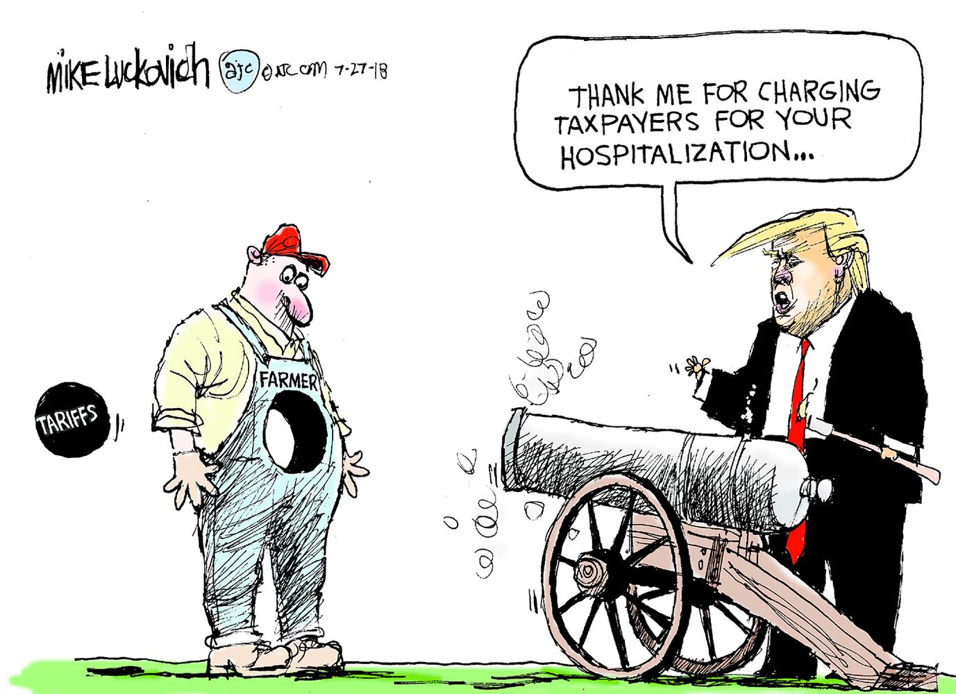 Week in cartoons: Facebook, tariffs and more