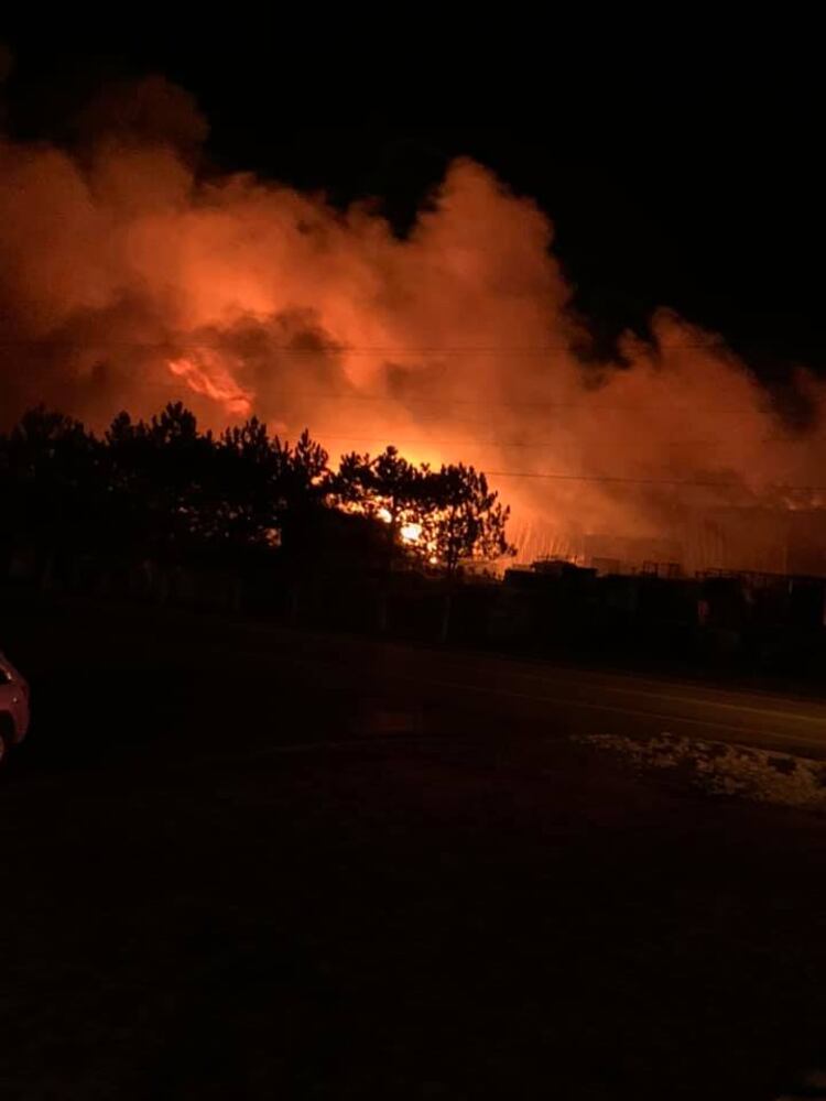 Fire crews are reportedly responding to large fire at the BDL Supply on Sprague Road in South Charleston.