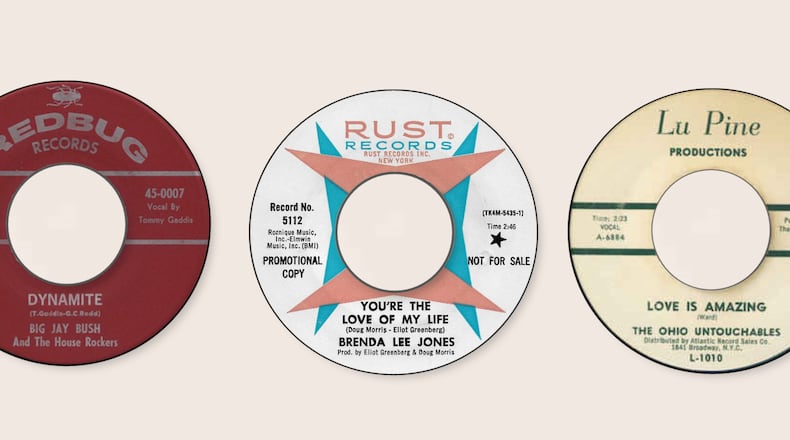 “Dynamite” by Big Jay Bush & the House Rockers, Brenda Lee Jones’ “You’re the Love of My Life” and “Love is Amazing” by Robert Ward & the Ohio Untouchables” are among the 45 RPM singles from the 1960s by African American acts from the Miami Valley that helped set the stage for the funk generation.