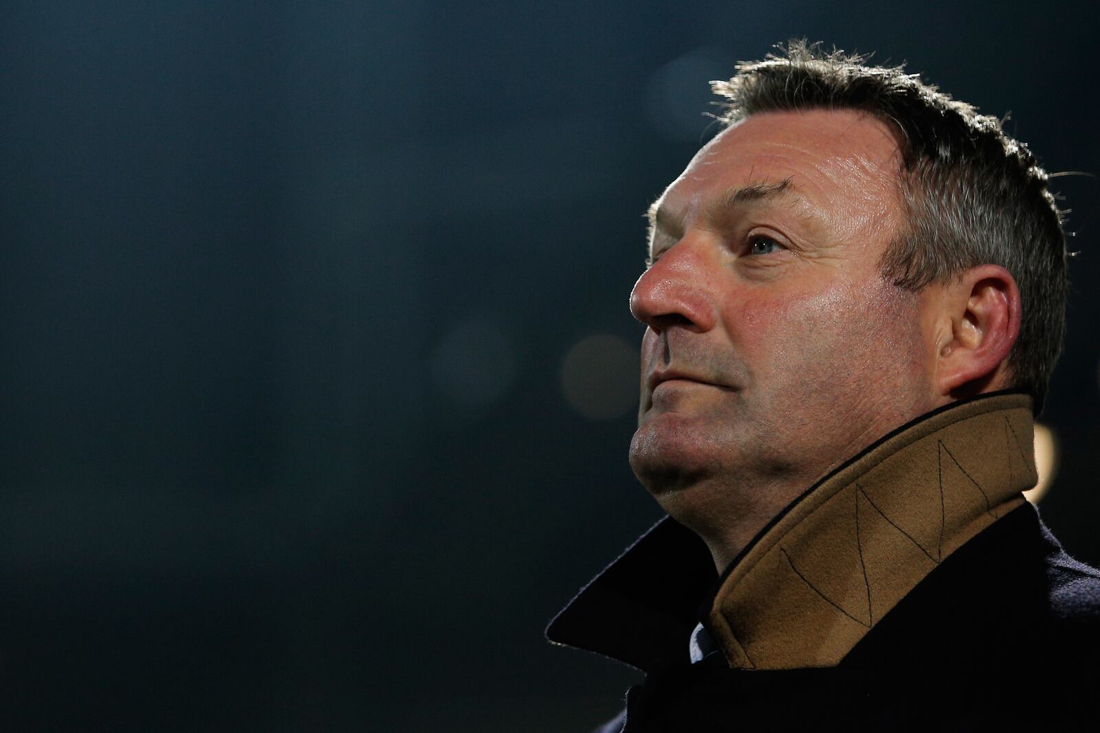 ZWOLLE, NETHERLANDS - DECEMBER 13:  Zwolle Manager / Head Coach, Ron Jans looks on prior to the Eredivisie match between PEC Zwolle and SC Heerenveen held at IJsseldelta Stadion on December 13, 2013 in Zwolle, Netherlands.  (Photo by Dean Mouhtaropoulos/Getty Images)