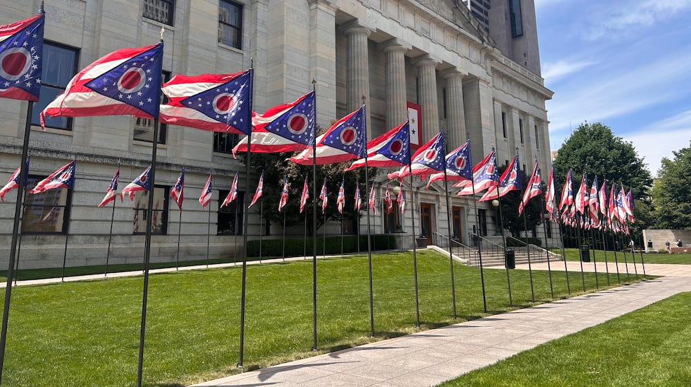 The east face of the Ohio Statehouse at 1 Capitol Sq., Columbus.