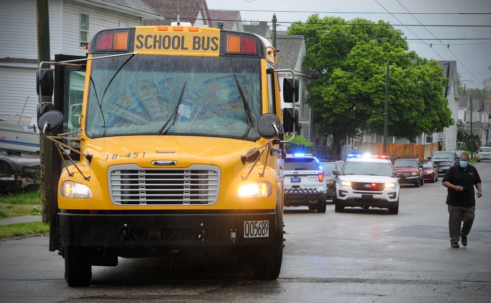 Dayton school bus reportedly strikes, injures pedestrian