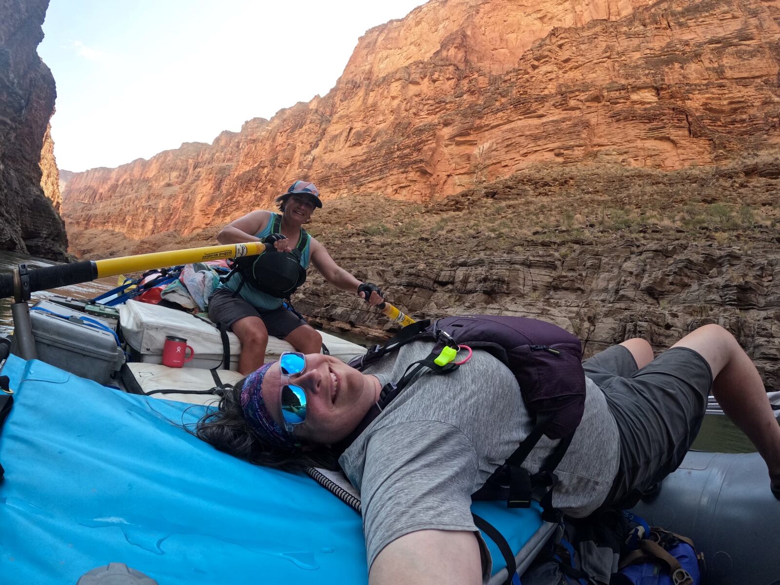 The Adventure Speaker Series is designed to inspire a sense of adventure in outdoor enthusiasts of all experience levels. Amy Dingle (pictured background) and Cassie Lane (foreground) will discuss their "Sixteen Day Expedition Rowing the Grand Canyon." CONTRIBUTED