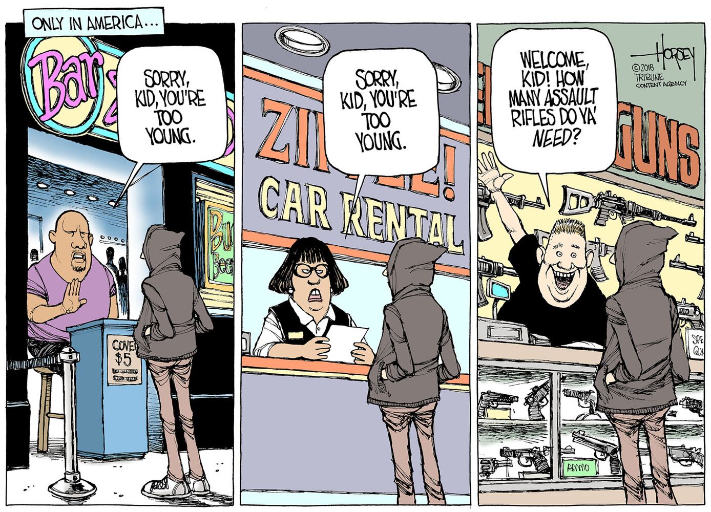 Week in cartoons: The NRA, arming teachers and more