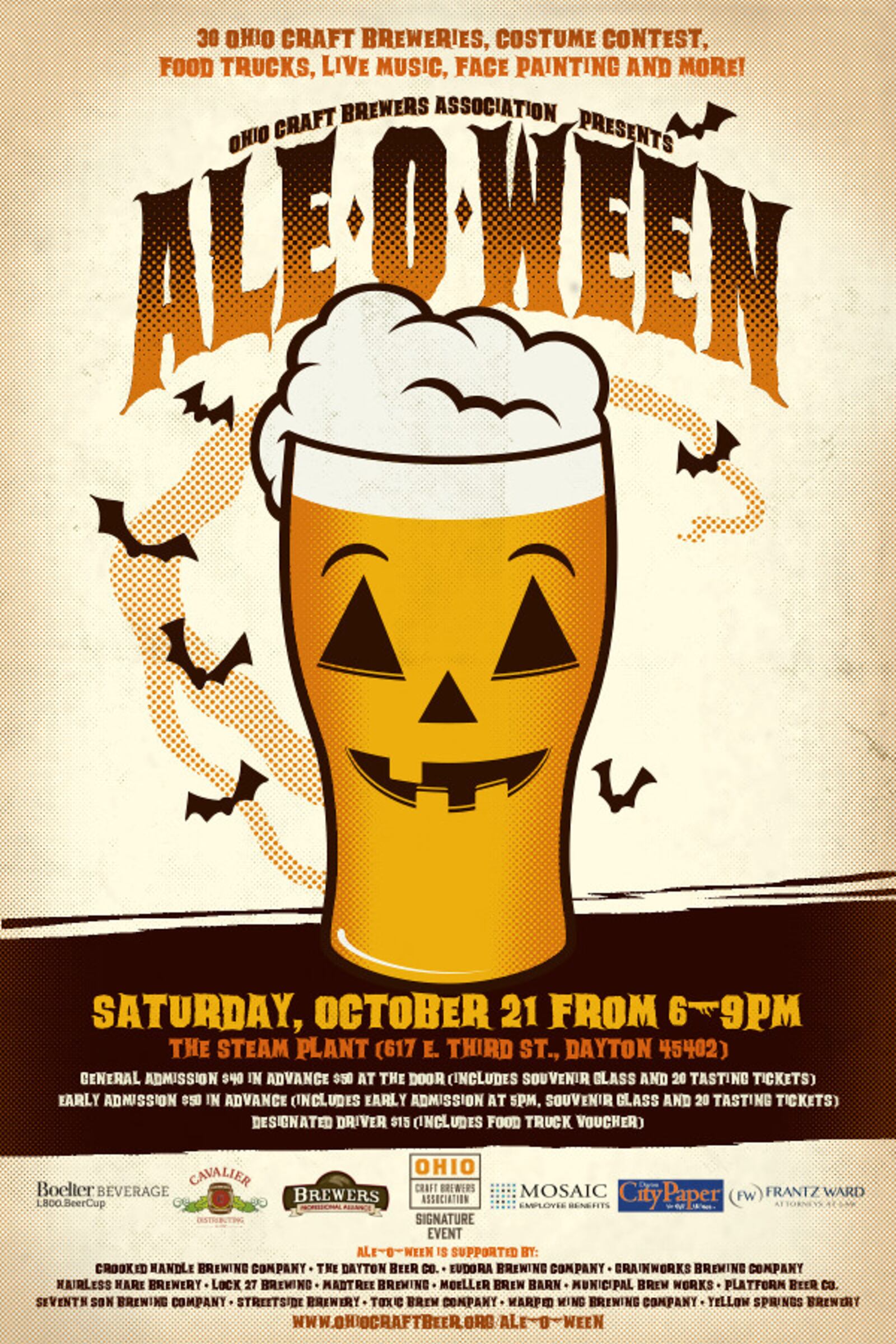 Ale-O-Ween 2017 event flyer. CONTRIBUTED