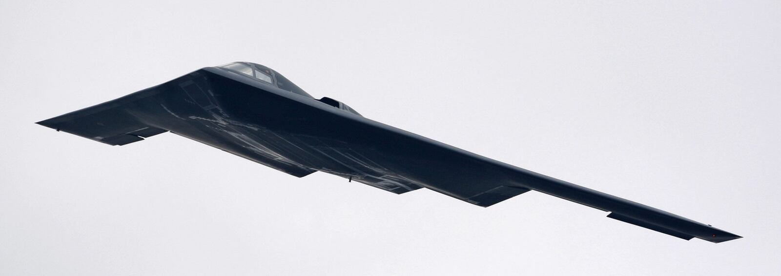 The B-2 Spirit stealth bomber made one pass at the 2009 Vectren Dayton AIr Show on Saturday, July 18.
