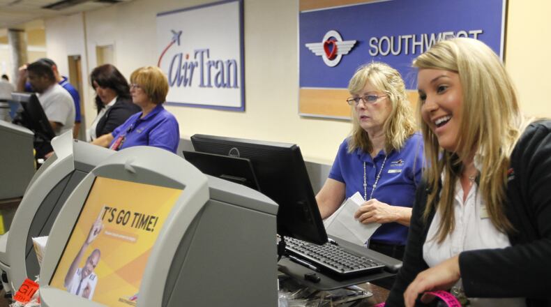 On Wednesday, Jan. 4, 2017, Southwest announced it will suspend services our of Dayton after June 3. TY GREENLEES / STAFF ORIGINAL CUTLINE