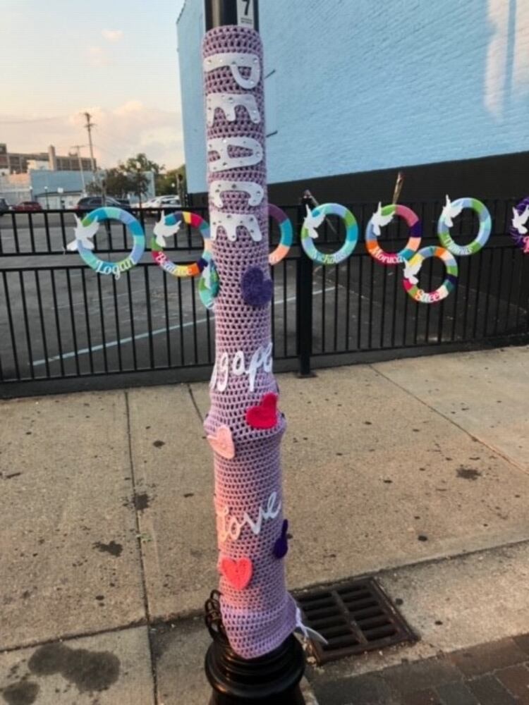 PHOTOS: Yarn bombs spread message of hope in aftermath of tragedy