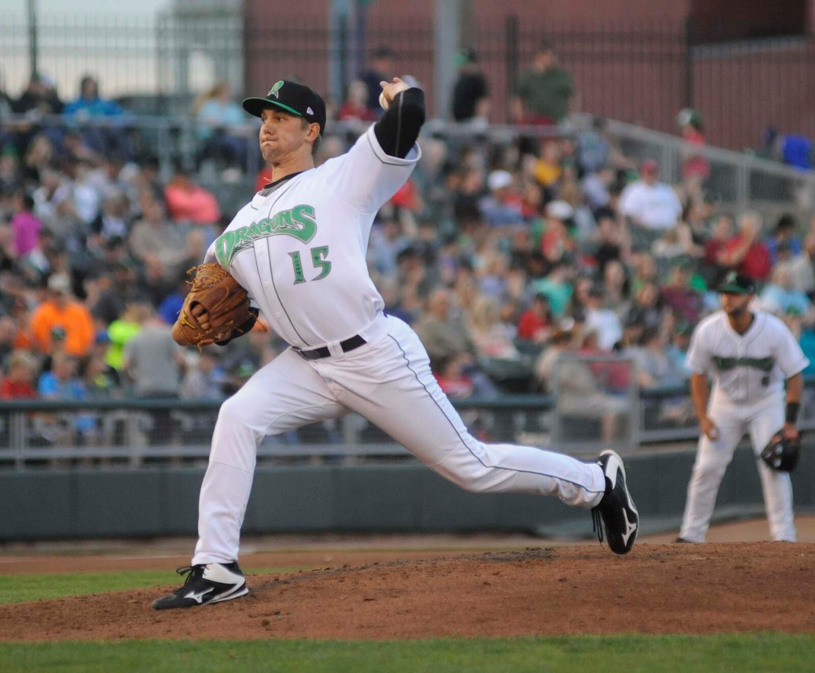 Dragons starting pitcher Scott Moss combined with two relievers on a two-hitter Friday night in a 4-1 win over Fort Wayne. MARC PENDLETON / FILE