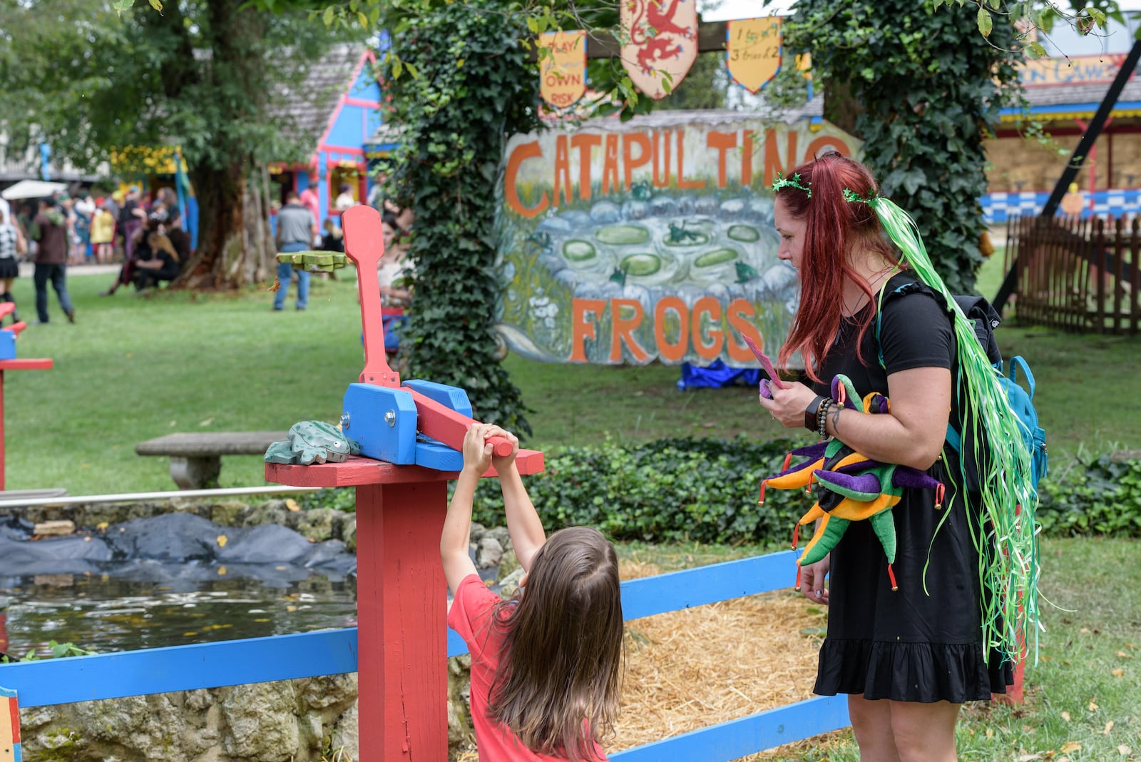 A scene from the 33rd Ohio Renaissance Festival at Renaissance Park near Harveysburg in Warren County. TOM GILLIAM/CONTRIBUTING PHOTOGRAPHER