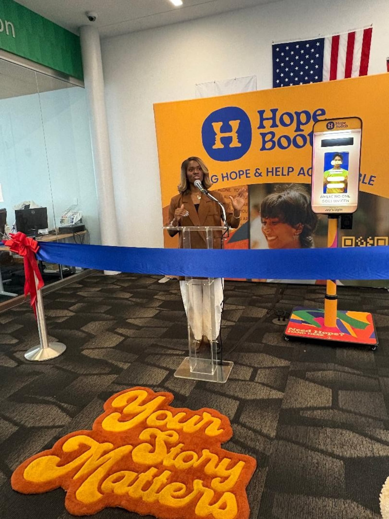 Gloria Umanah, founder and CEO of Hope Booth. Photo by Russell Florence Jr.