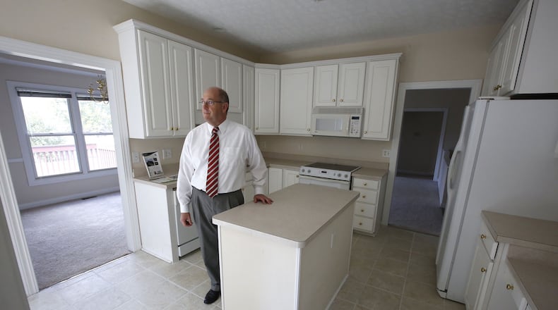 Washington Twp. had the most 2017 gains in property values in the county. Realtor Jeff Spring stands inside a 17,000-square foot home in Washington Twp. that was for sale. TY GREENLEES / STAFF
