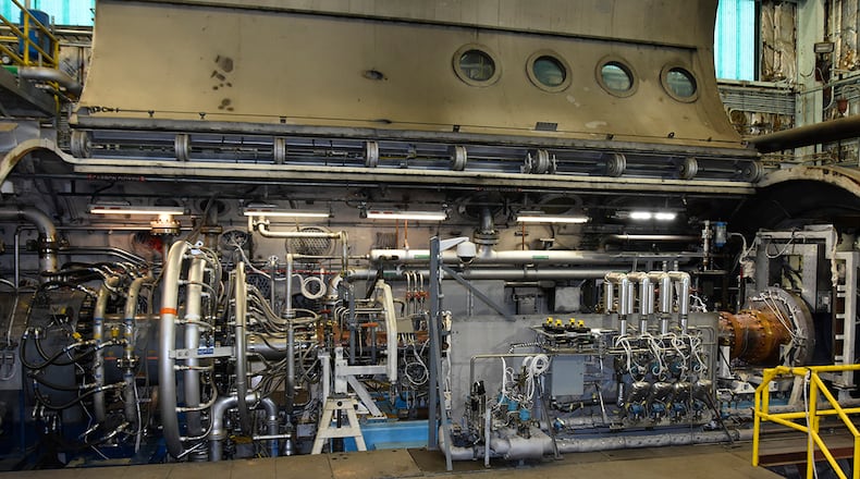 The AEDC Aerodynamic and Propulsion Test Unit at Arnold Air Force Base supports recent testing for the Air Force Research Laboratory Medium Scale Critical Components Scramjet program. The Northrop Grumman-produced engine was successfully operated at conditions above Mach 4 and has set the record for highest thrust produced by an air-breathing hypersonic engine in Air Force history. (U.S. Air Force photo)