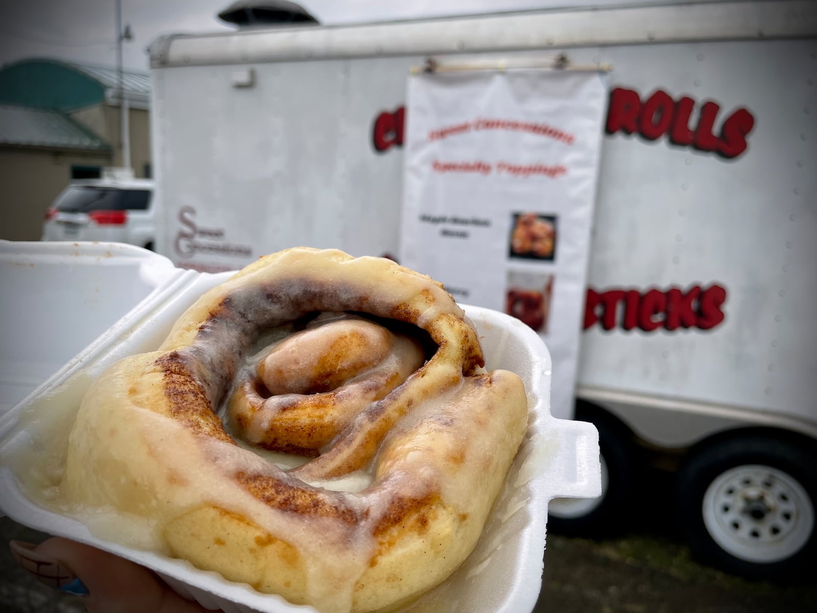 Sweet Concessions offers cinnamon rolls, cinnamon sticks and cinnamon bites at the Clark County Fair. NATALIE JONES/STAFF