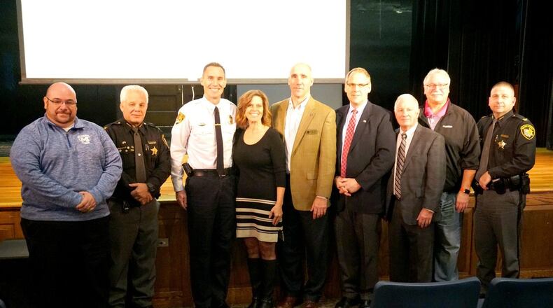 The schools of the South Suburban Coalition, held a presentation Tuesday night called Trends in Teenage Substance Abuse, at Oakwood High School. Montgomery County Sheriff Phil Plummer and Chief Deputy Rob Streck led the discussion aimed at parents, which was geared towards the dangerous trends in teenage substance abuse. STAFF