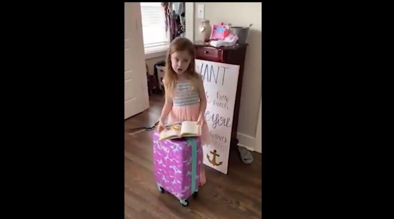 Screen grab from Ohio Gov. Mike DeWine's tweet about Amy Acton for National Doctor's Day.