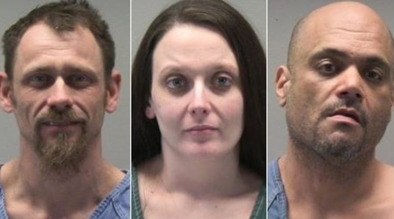 Pictured from left to right, Bryon Compton, Ashley Fields and Louis Marrero. Photos courtesy of Miami Valley Jails.