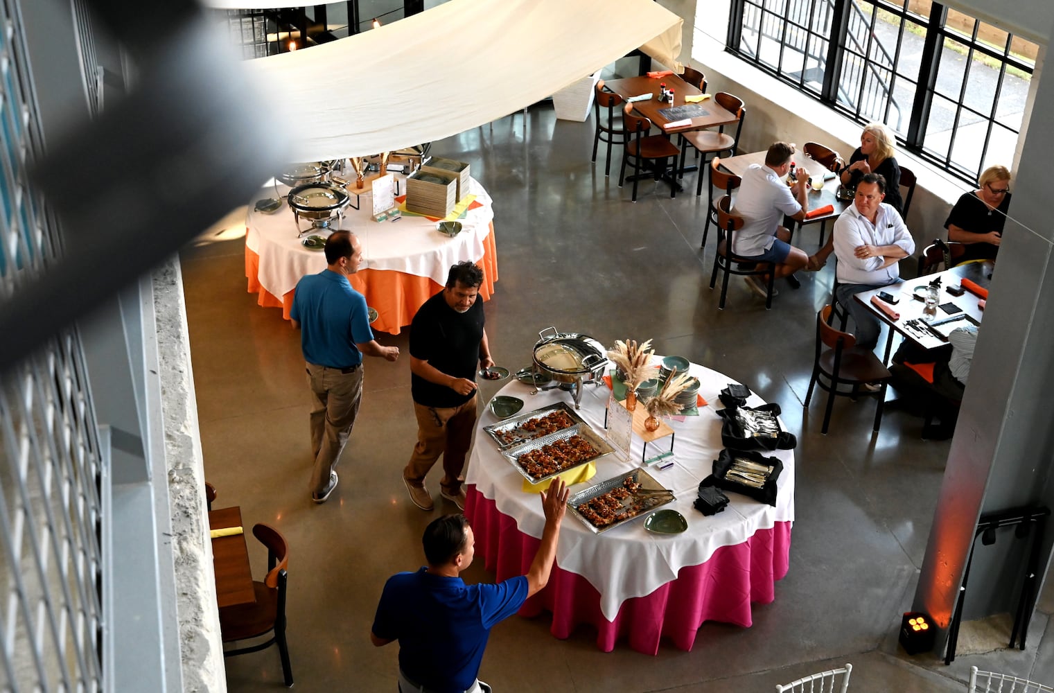 Forklift and Palate opens temporary location